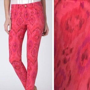 Anthropologie | Pink Ikat Jeans